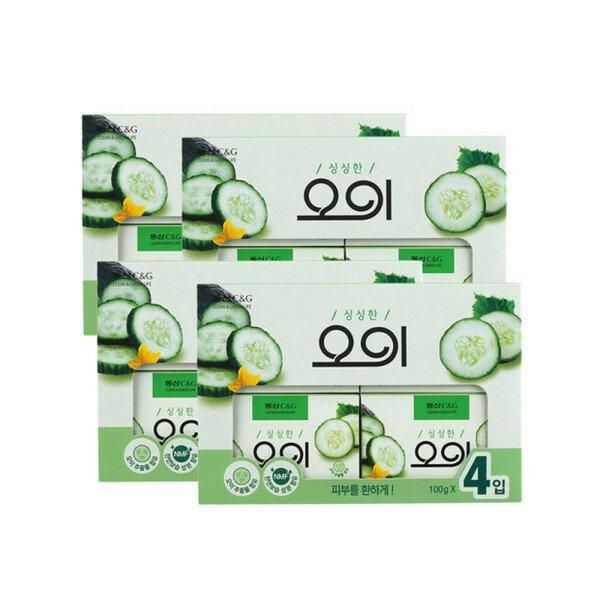 [Shinsegae Mall] Dongsan C&amp;G NEW Cucumber Soap 100G x 16 packs