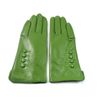 Lades Genuine Leather Gloves Fully Lined (Large, Bright Green)