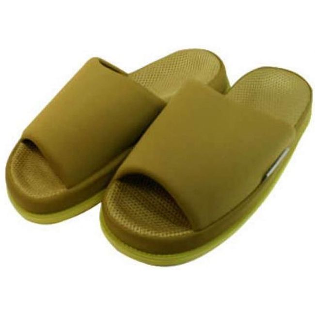 Aspersio Monotone Slippers, Refreshing, Casual, Khaki