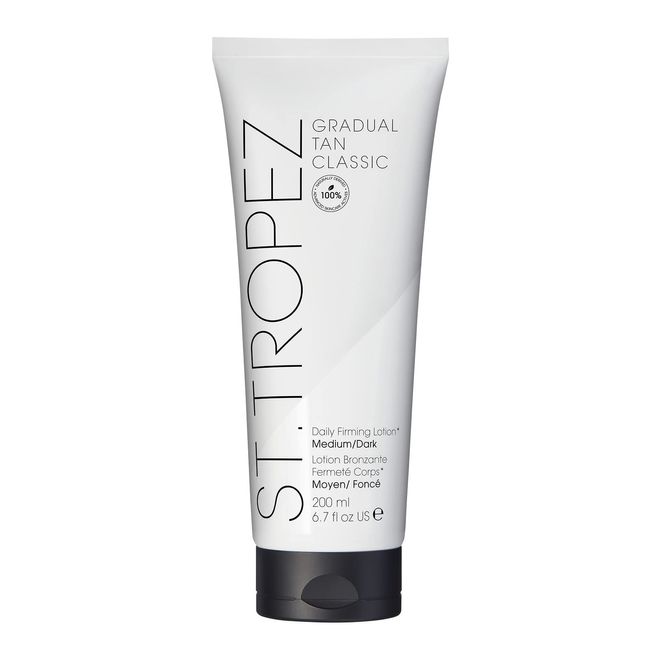 St.Tropez Classic Gradual Tan Firming Lotion - Gradual Sun Kissed Glow Self Tanner with 5 Skincare Benefits, Hydrating Fake Tan Moisturizer - Vegan, Natural & Cruelty Free, 6.7 Fl Oz