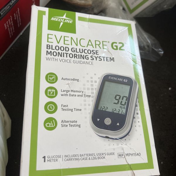 Evencare G2, Blood glucose monitoring system with voice Guidance￼