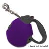 Dog Zone Retractable Leash Cover, Neoprene, Medium, Purple