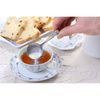 GRÄWE East Frisian Curved Cream Spoon Large Rose Decor