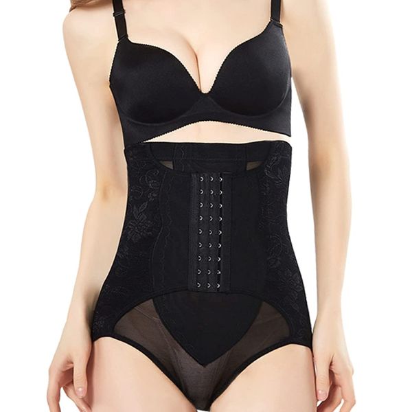 Tummy Tightening Girdle, High Waist, Pelvic Girdle, Girdle, Girdle, Shorts, Shaping Shorts, Girdle, Short, Women's, High Waist, Short Girdle, Hip Lifting, Waist, Puffy Tummy with Hooks, Girdle Shorts, Postpartum Pelvic Tightening, black (black 19-3911tcx)