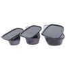 Storage Box "Stack" Set of 3 300, 500, 850 ml