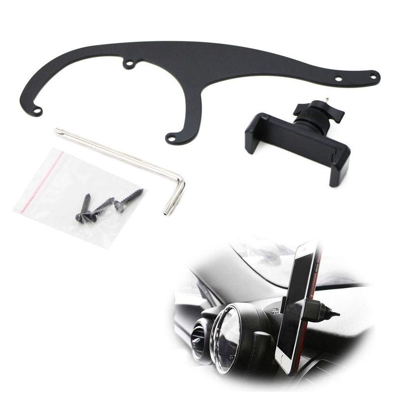Behind Tachometer Bolt-On Mount Cell Phone GPS Holder For MINI Cooper ...