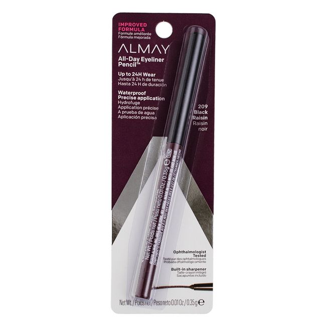 5 Pack Almay Intense i-Color Eyeliner, Black Raisin 209, 0.01 oz