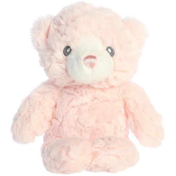 Aurora® Snuggly Huggy Bear™ Baby Stuffed Animal - Comforting Companion - Imaginative Play - Pink 10 Inches