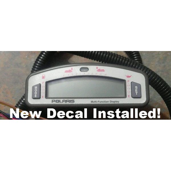 Fits Polaris MFD Multi Function Display Gauge Decal SLH SLT