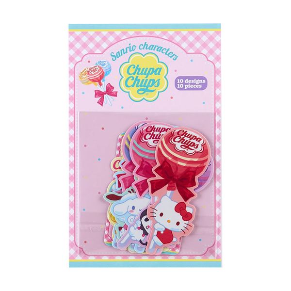 Sanrio 765261 Sanrio Characters Chupa Chups Collaboration Vol. 2 Sanrio Characters 4.9 x 3.3 x 0.2 inches (12.5 x 8.5 x 0.5 cm)