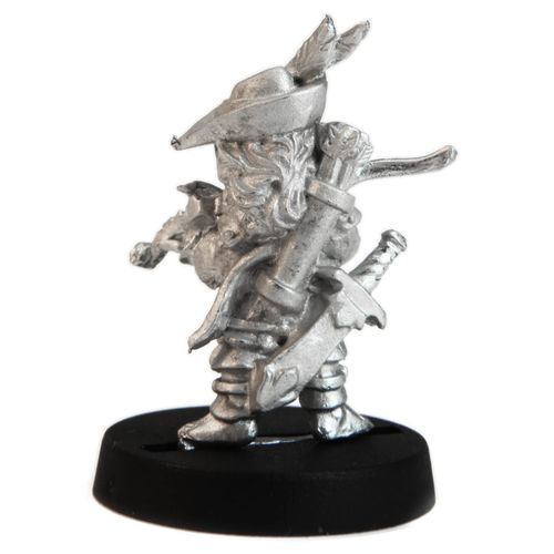 Stonehaven Halfling Bard Miniature Figure (for 28mm Scale Table Top War Games) - Made in USA