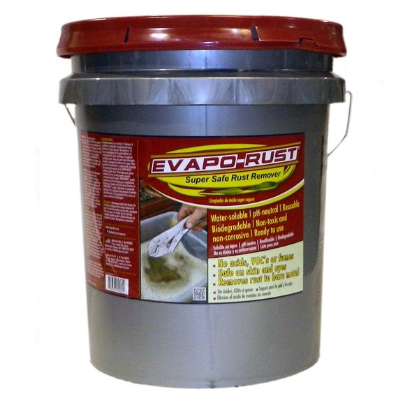 Evapo-Rust The Original Super Safe Rust Remover, Water-based, Non-Toxic, Biodegradable, 5 Gallons