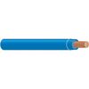 Wirenco 6 AWG 19-Stranded THHN Blue Copper Building Wire (100Ft Cut)