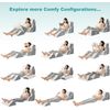 6PCS Orthopedic Bed Wedge Pillow for Sleeping, Adjustable Post Surgery Pillow Se