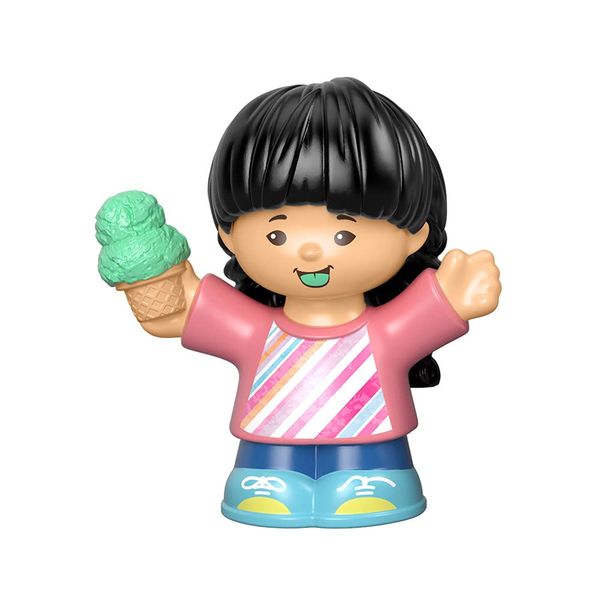 Replacement Part for Little People Share A Treat Ice Cream Truck - GGT35 ~ Replacement Figure ~ Girl Holding Ice Cream Cone