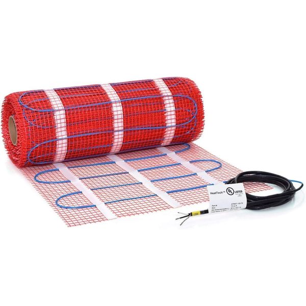 10 Sqft  120V Electric Tile Radiant Floor Heating Mat for Tile, Stone