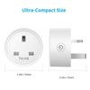Smart Plug, TVLIVE 2 Pack 13A Smart Plugs Work that with Alexa (Echo, Echo Dot), Google Home, IFTTT, Remote Control and Timer Function, WiFi Outlet, Wifi Plug, Wireless Smart Socket, No Hub Required