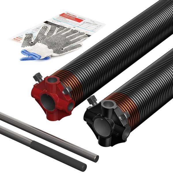 Pair of 1.75" Garage Door Torsion Springs Set 250x1.75x33 for Installation