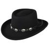 Jaxon & James Crossfire Wool Felt Gambler Hat - Black M