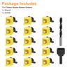 15Pcs Automatic Chicken Water Nipples Easy to Install Horizontal Poultry Waterer