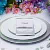 Neviti 776544 Place Cards, White/Silver