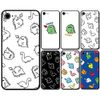 Smartphone Case Round Glass Dinosaur Monster Saurus 03: White iphone13