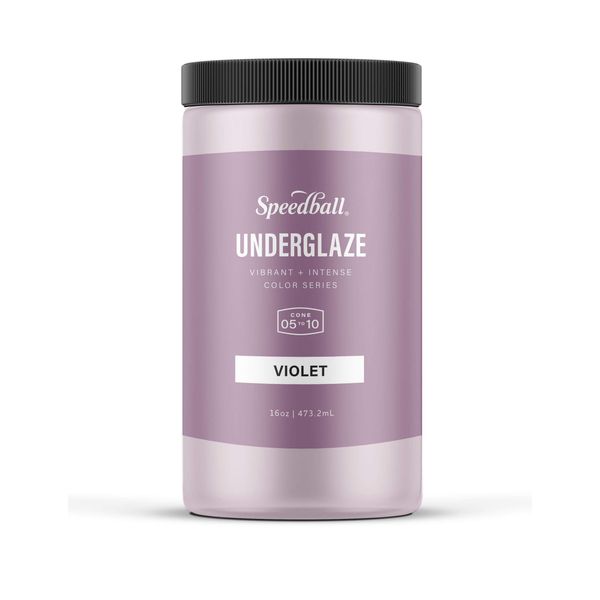 Speedball 001073 Underglaze, Violet, 16OZ