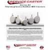 2 Inch MRI Safe Caster – 7/16 Inch Grip Ring Stem – Service Caster