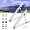 2X Solar Panel Stand Solar Panel Mounting Brackets Adjustable Tilt Mount Surface
