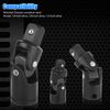 3Pcs 1/4" 3/8" 1/2" Drive Swivel Impact Universal Joint Sockets Adapter Tool Set