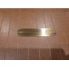 Rectangle/oblong Backplates For Drawer Pulls In Brushed Brass Finish
