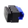 Baceyong Central Door Control Locking Lock Unlock Switch Button, Push Button Actuator, ON-OFF Operation, Black