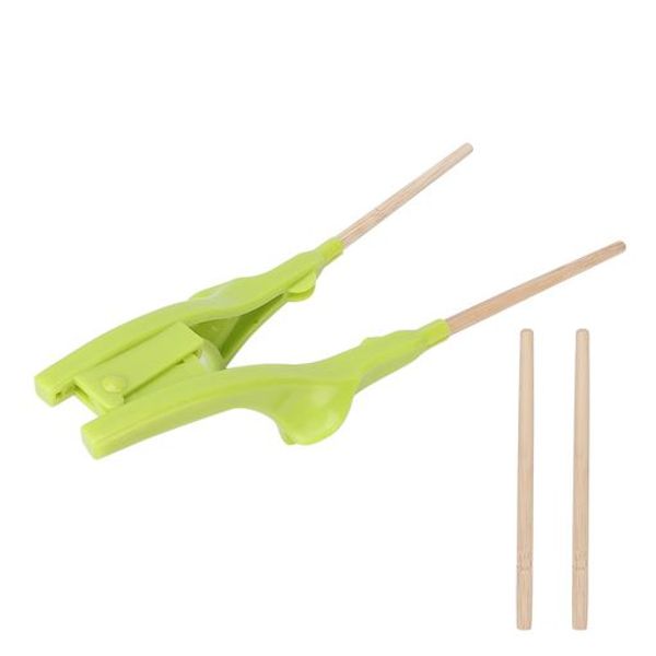 Recovery training chopsticks, chopsticks for the disabled for meal assistance, auxiliary training chopsticks, made of plastic, with spare chopsticks for meal assistance