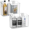 vacane Large Organizing Caddy with 2 Command Strips, Adhesive Wall Mounted Storage Organizer Bins