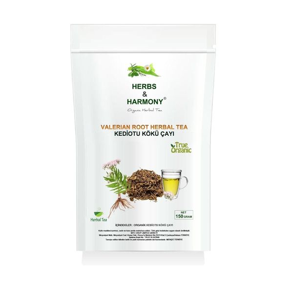 Valerian Root Herbal Tea Kedi Otu Kökü Bitki Çayı 150 gram