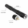 2PCS Mini Small Torch Super Bright LED Flashlight Penlight with Clip Pocket