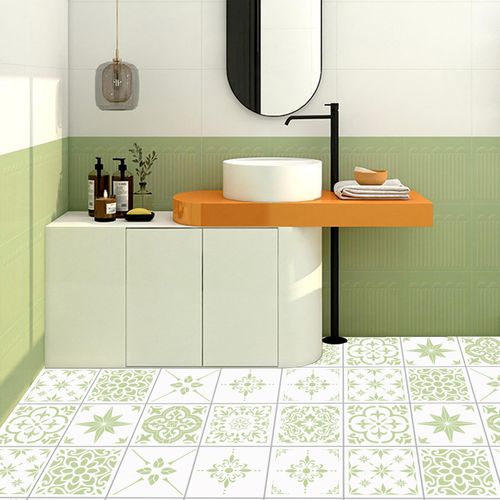 10pcs 8 x 8 Inches Mixed Tile Stencils Wall Stencil for Walls, Tiles, Wood, Reusable Concrete Stencils Floor Stencils for Painting Floors, Front Porch, Concrete Patios, Fabric, Furniture (10 Styles)