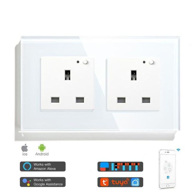 Tuya Wifi Smart Power Socket IP66 Waterproof Timer Outdoor Plugs APP Voice  Remote Control Works With Alexa Outdoor Socket - Buy Tuya Wifi Smart Power  Socket IP66 Waterproof Timer Outdoor Plugs APP