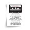 Talking Heads This Must Be The Place Lyrics - Unframed Print