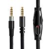 MJKOR Replacement Audio Aux Cable for HyperX Cloud Alpha Cloud Mix Gaming Headset Inline Mute & Volume Control (No In-Line Mic)