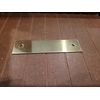 Baldwin 4942-030 Polished Brass Pull Backplate 3.5 In CC