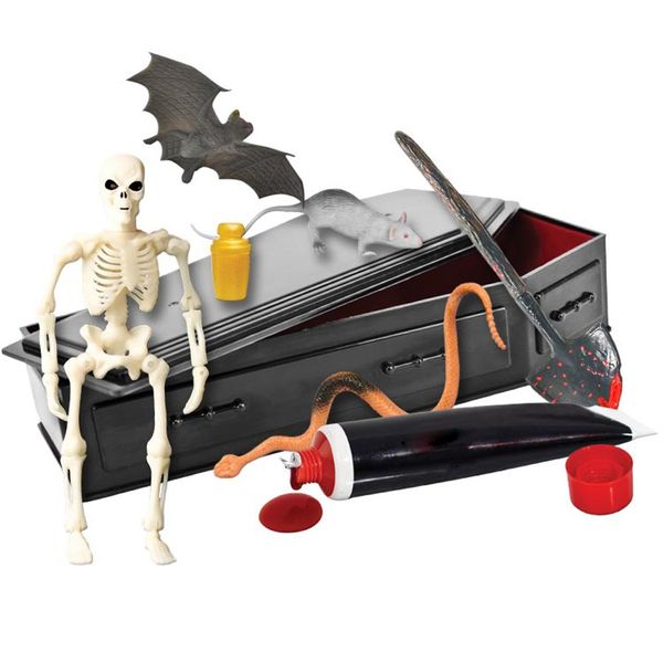 Ultimate Black Coffin Playset for Wrestling Action Figures