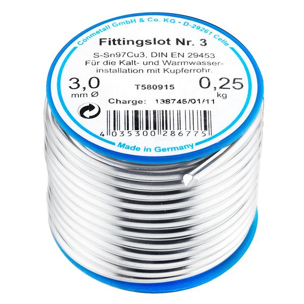 CORNAT T580915 Soft Solder 250g 97%