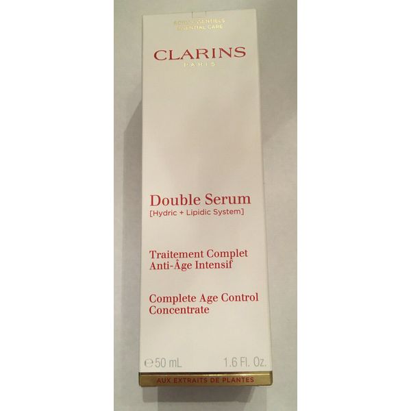 Clarins Double Serum- Complete Age Control Concentrate - 1.6fl. oz - New