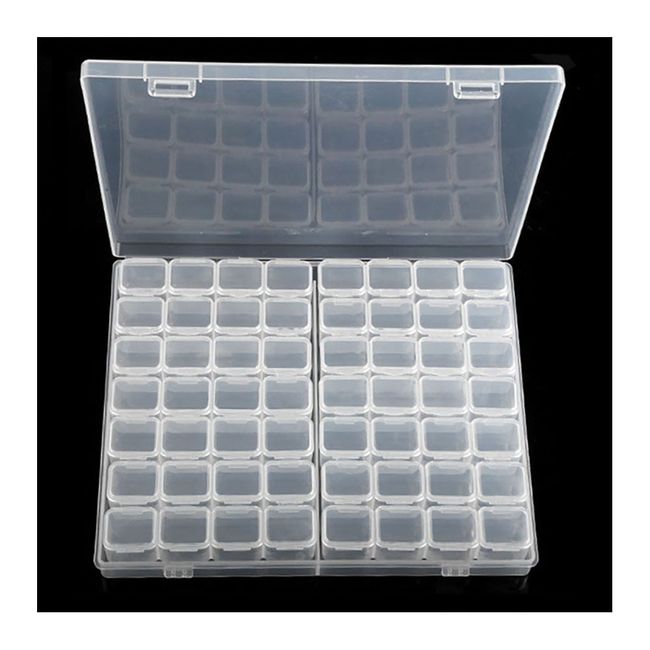 Plastic Transparent Storage Box, Diamond Painting Accessories