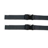 Webbing Strap with Quick Release Buckle, Pack of 2 (Grey, 1 metre)