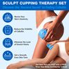 LURE Essentials Sculpt Cupping Set for Cellulite, Lymphatic Drainage Anti Cellulite Cup and Cellulite Massager