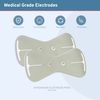 TERAPIO 2X Premium Reusable Latex-Free Replacement Electro Pads Compatible with Smart TENS Wireless