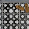 2 x Stencil for Tiled Surface - Bathroom Kitchen 6" (152mm) Kallat