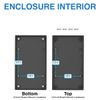 Serpac 151 ABS Plastic Enclosure, 5-5/8" Length x 3-1/4" Width x 1-1/2" Height, Black